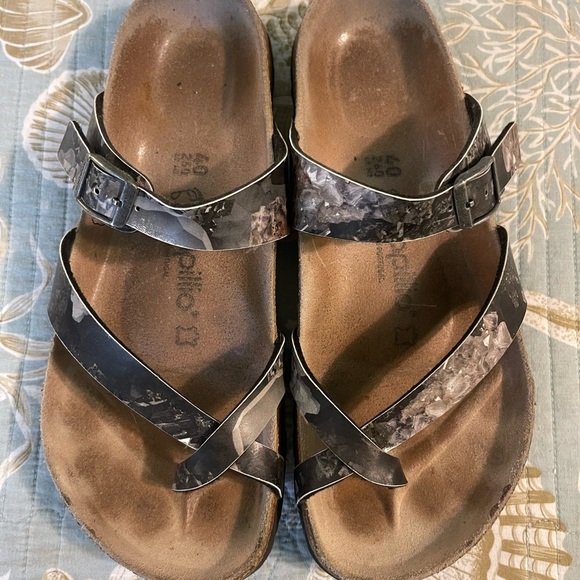Papillio Shoes - Papillio Black marble - Sz 40 - open footprint ( W )